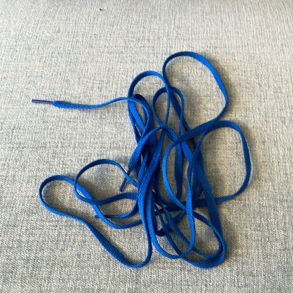 New Blue Brooks Shoelaces
